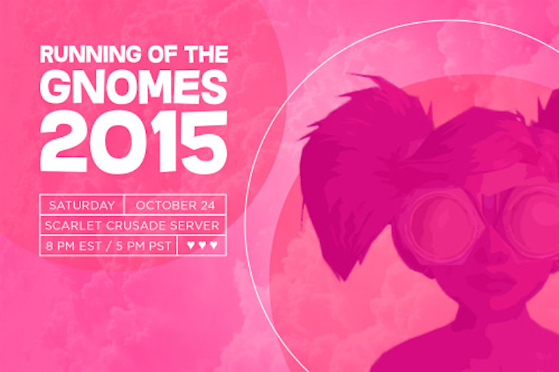 Illustration for article titled 2.500 gnomos con el pelo rosa toman al asalto una ciudad de World of Warcraft